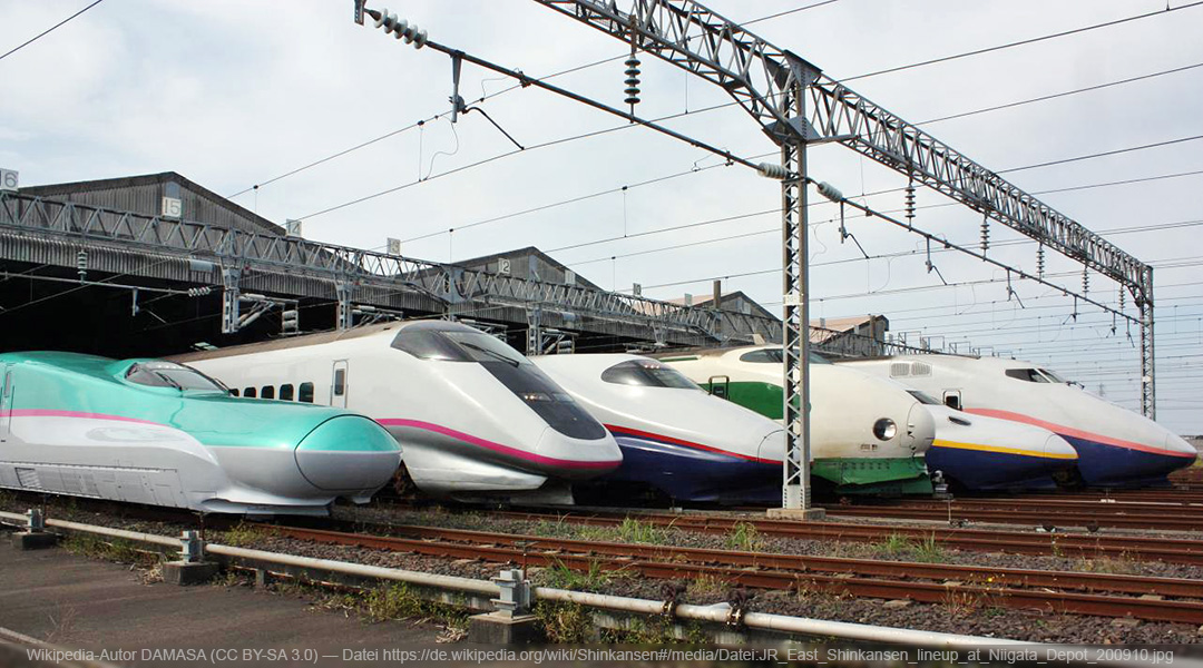 Shinkansen-Hochgeschwindigkeitszüge